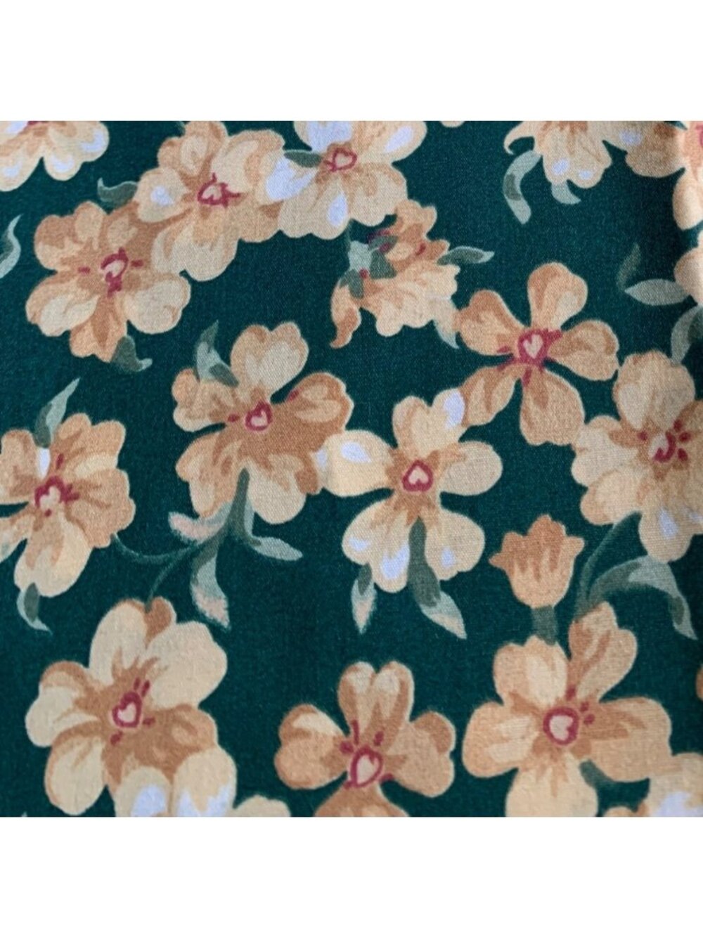 Floral Cotton Fabric 1/2 yard x 44"  Made In USA By Concord Fabrics Inc.